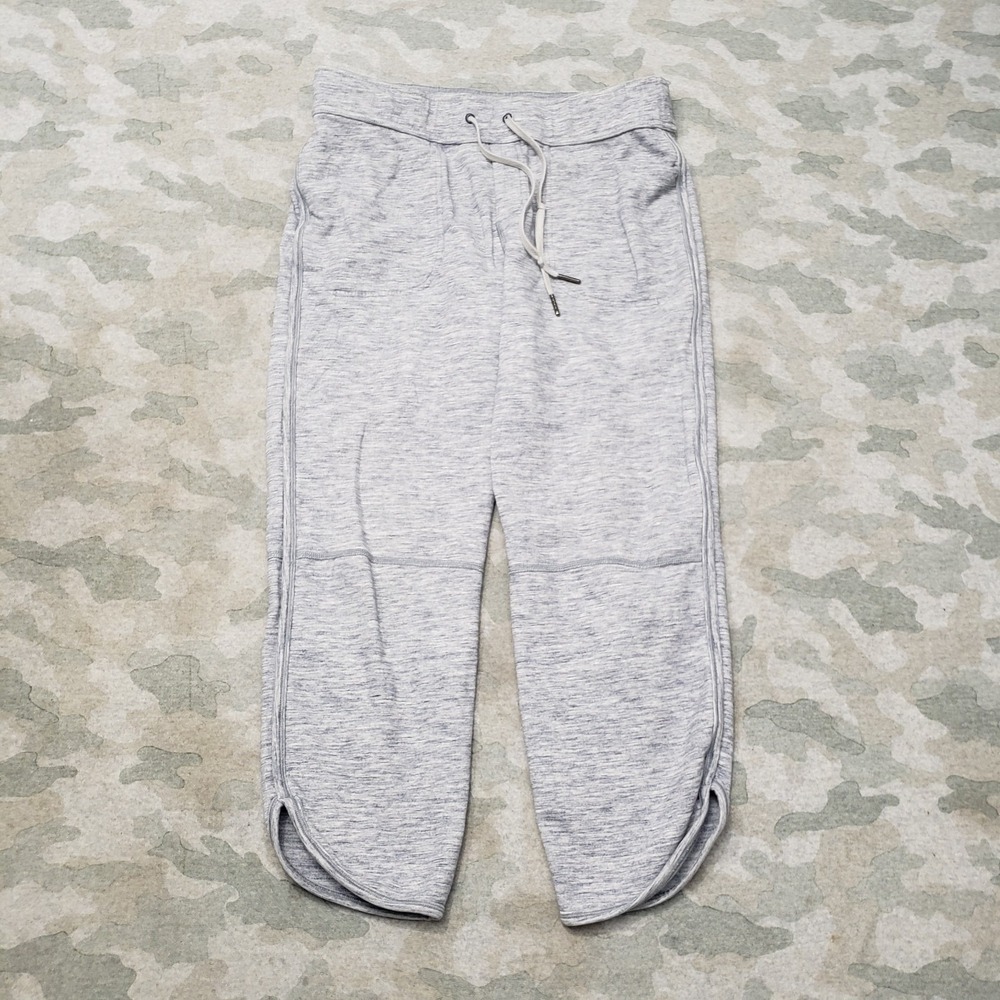 Lululemon Sweatpants Womens 28 Blue Capri Pockets‎ Drawstring